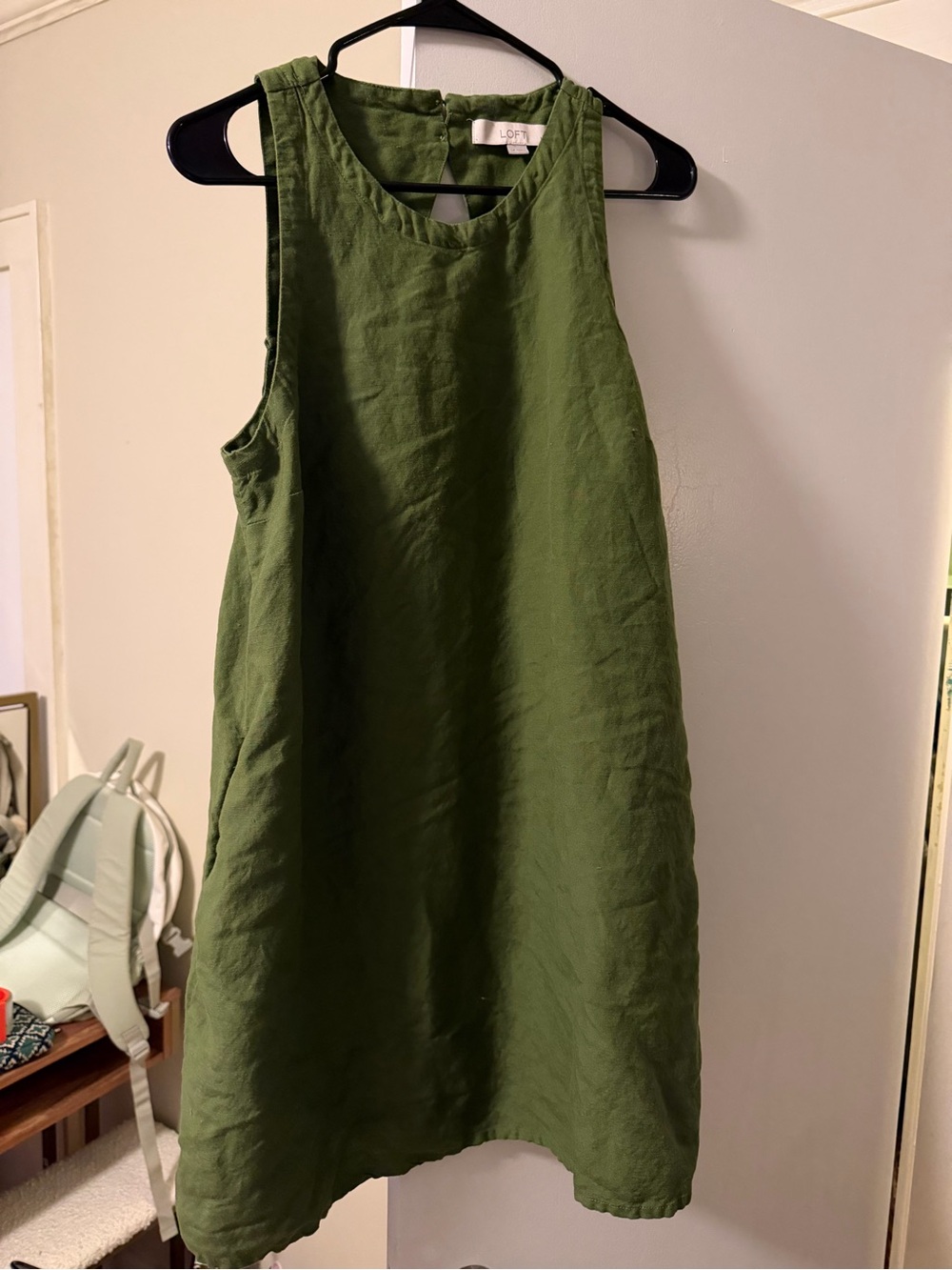 Mini dress: linen